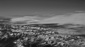 Sierra Nevadas from 35,000 ft